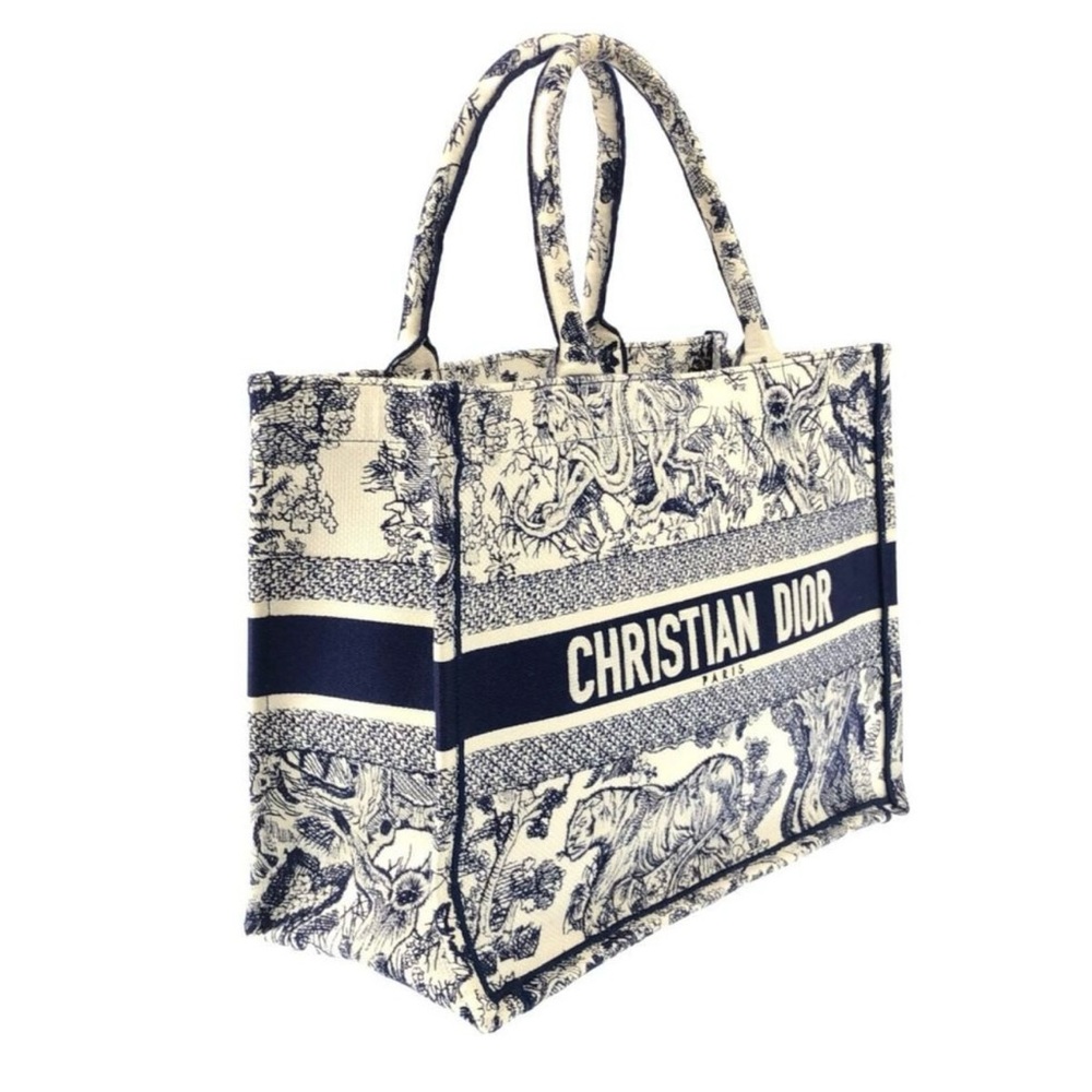 Dior book bag with dust bag and box